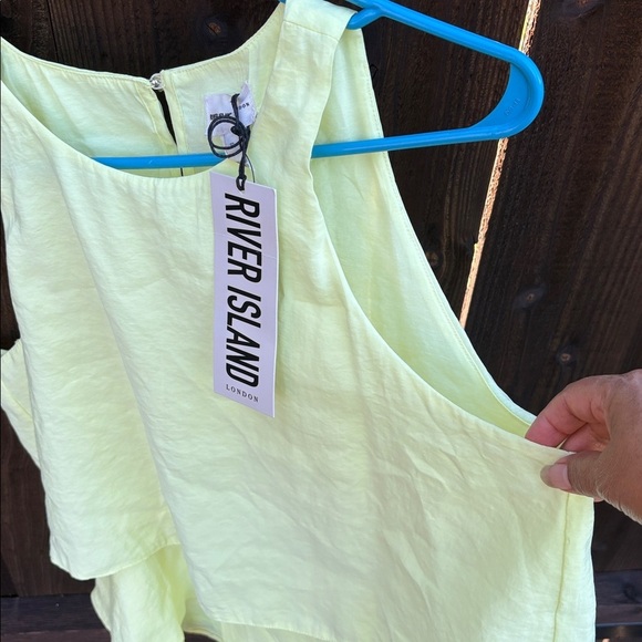 River Island Lemon Yellow Top - Picture 4 of 8